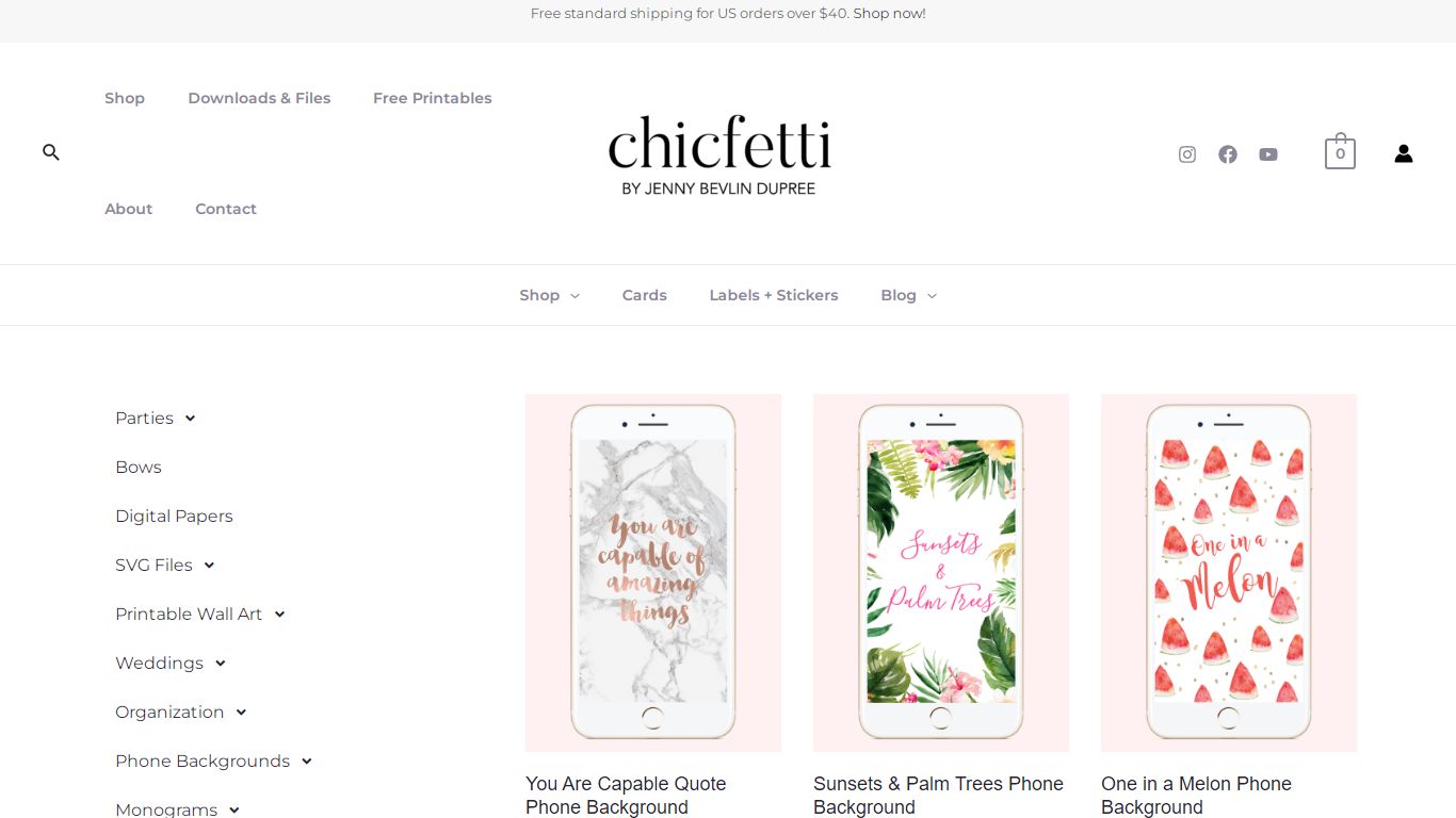 Download free phone wallpapers for your phone - Chicfetti